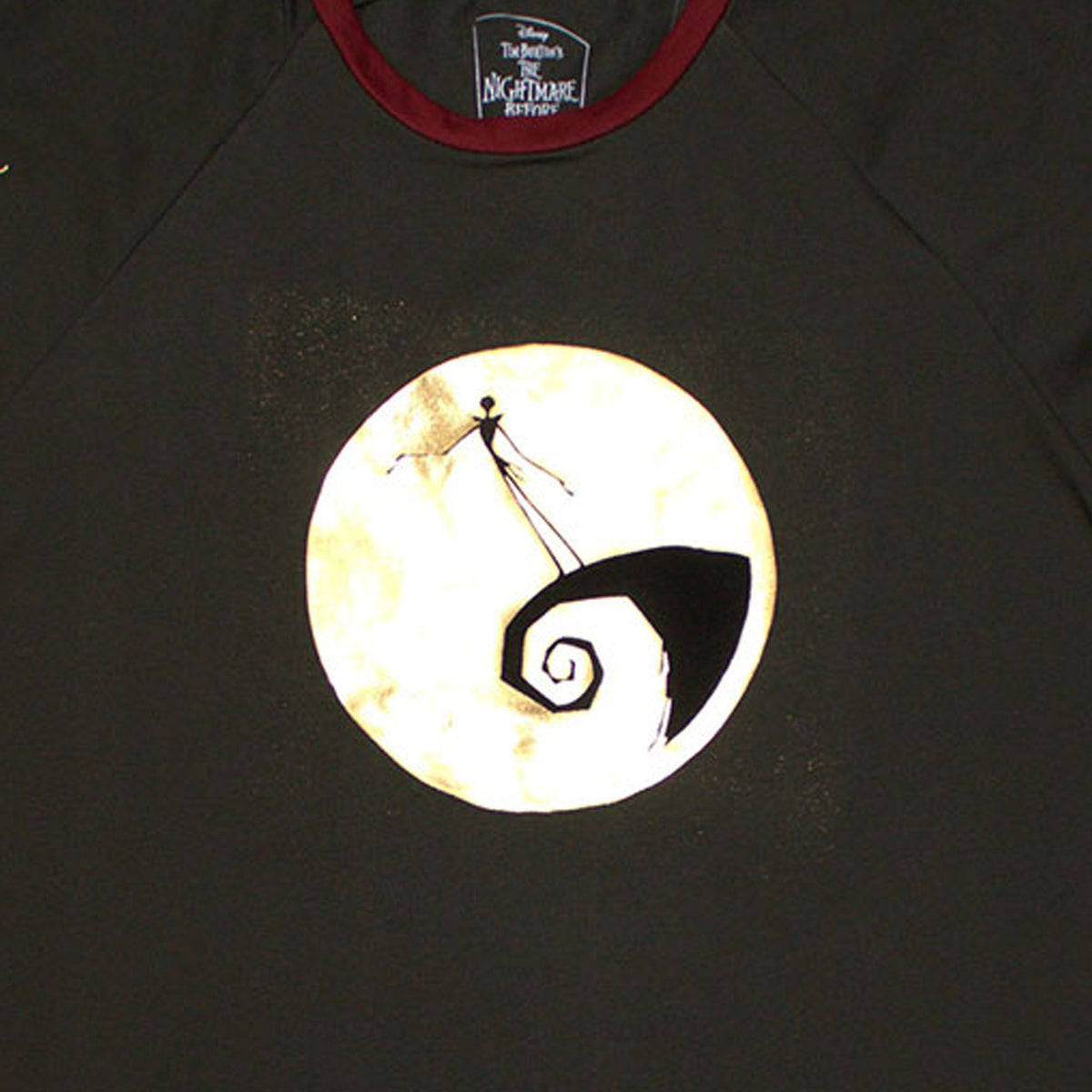 The Nightmare Before Christmas Spiral Hill T Shirt Long product image 2