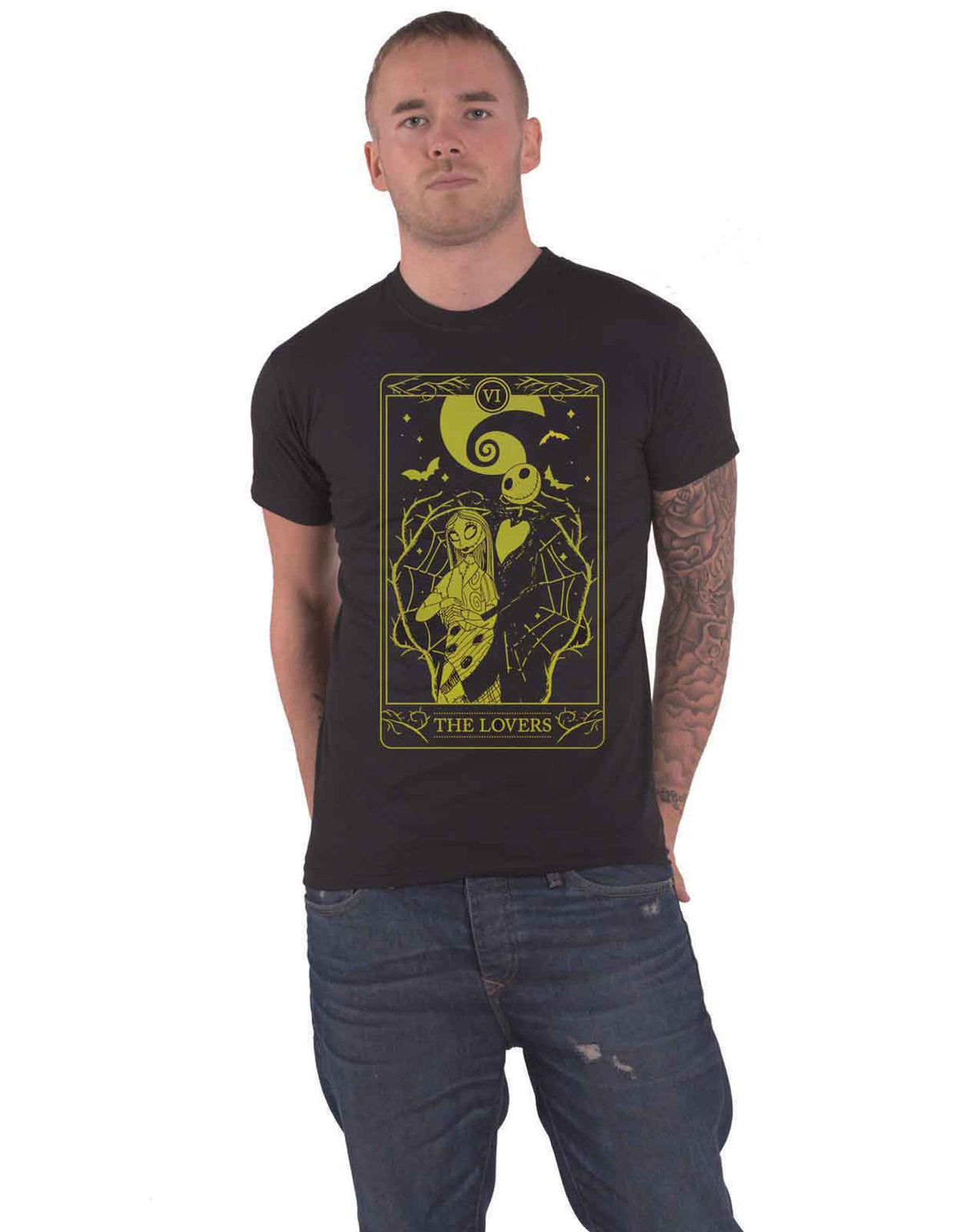 The Nightmare Before Christmas Jack and Sally Lovers T Shirt product image 1