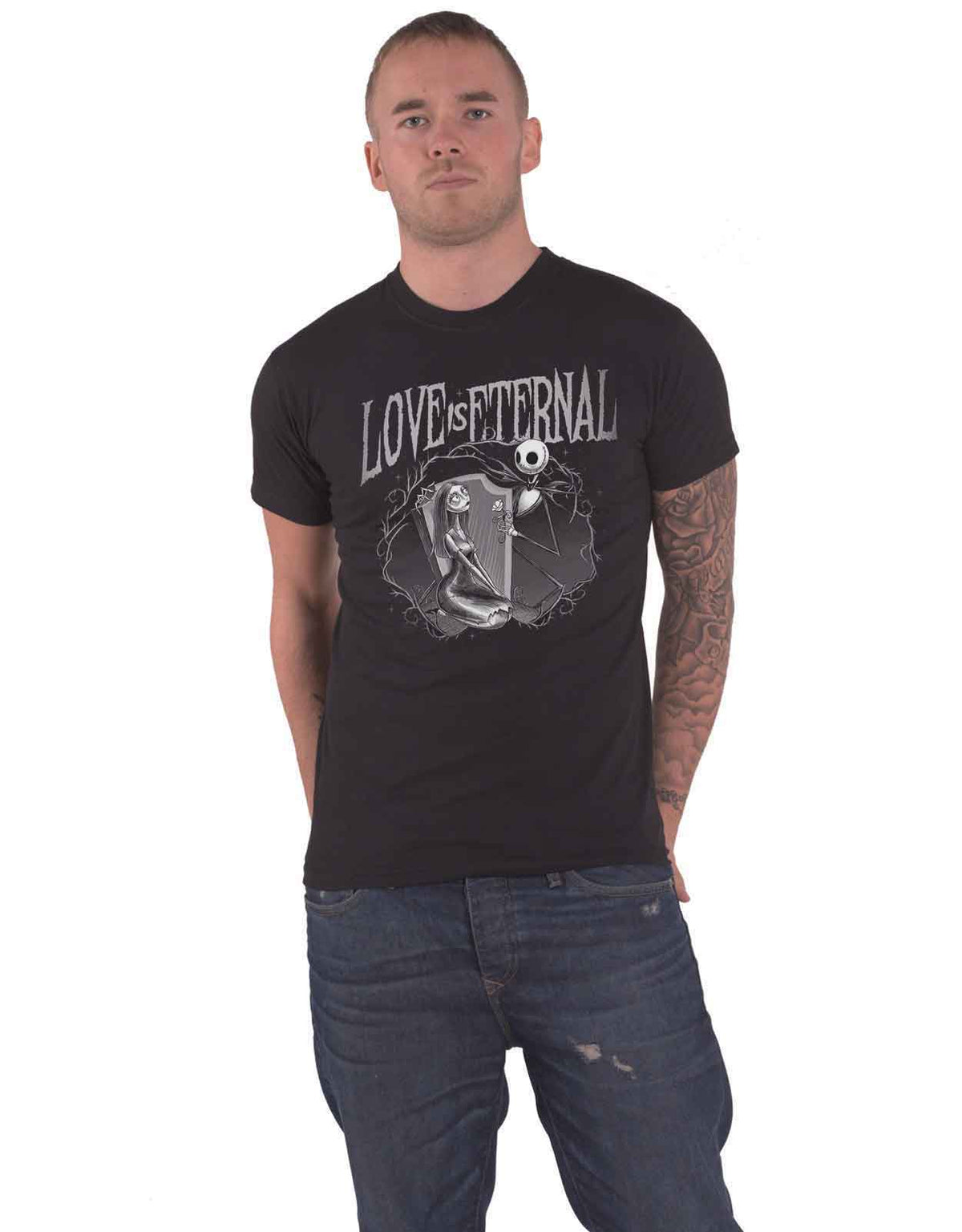 Nightmare Before Christmas T Shirt Jack and Sally Love Is product image 1
