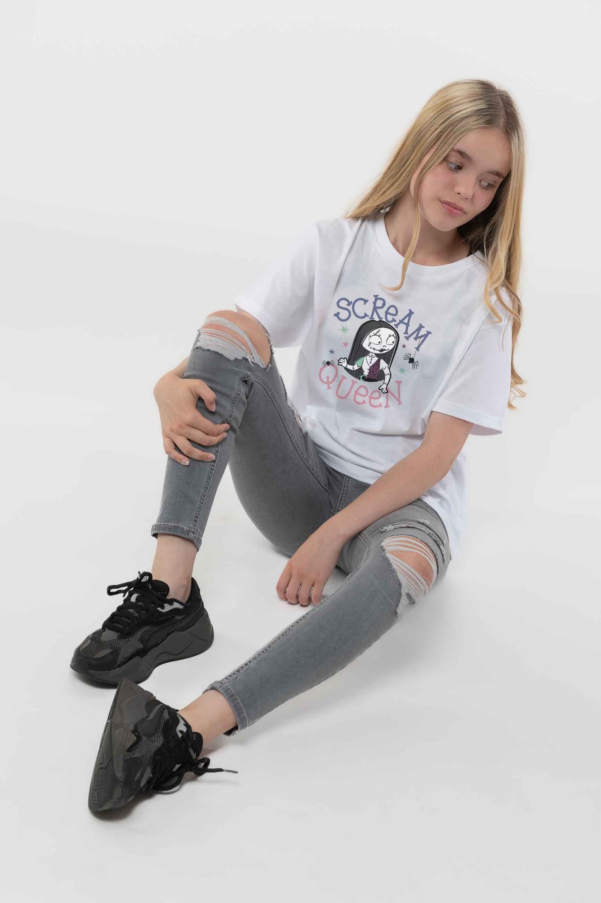Nightmare Before Christmas Kids The Scream Queen T Shirt product image 5