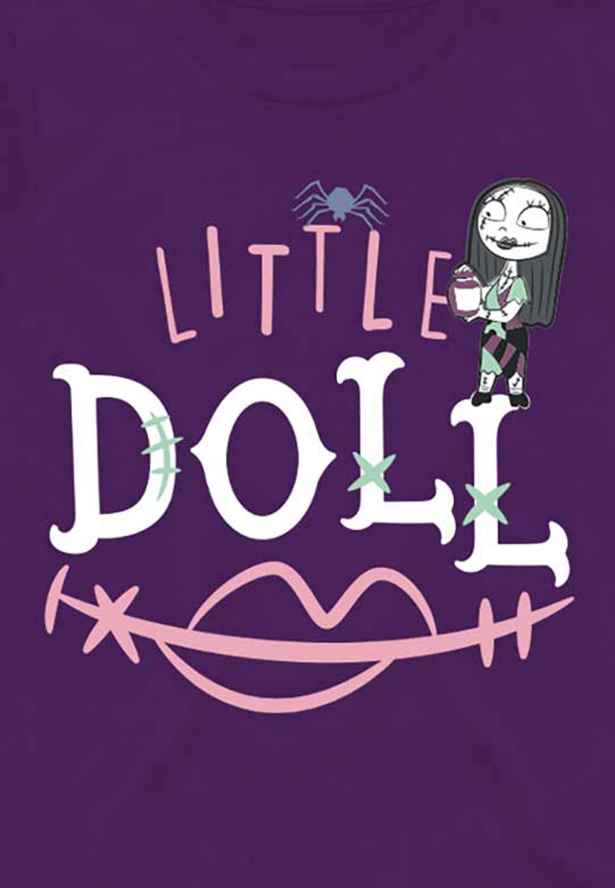 Nightmare Before Christmas Kids Little Doll T Shirt product image 2