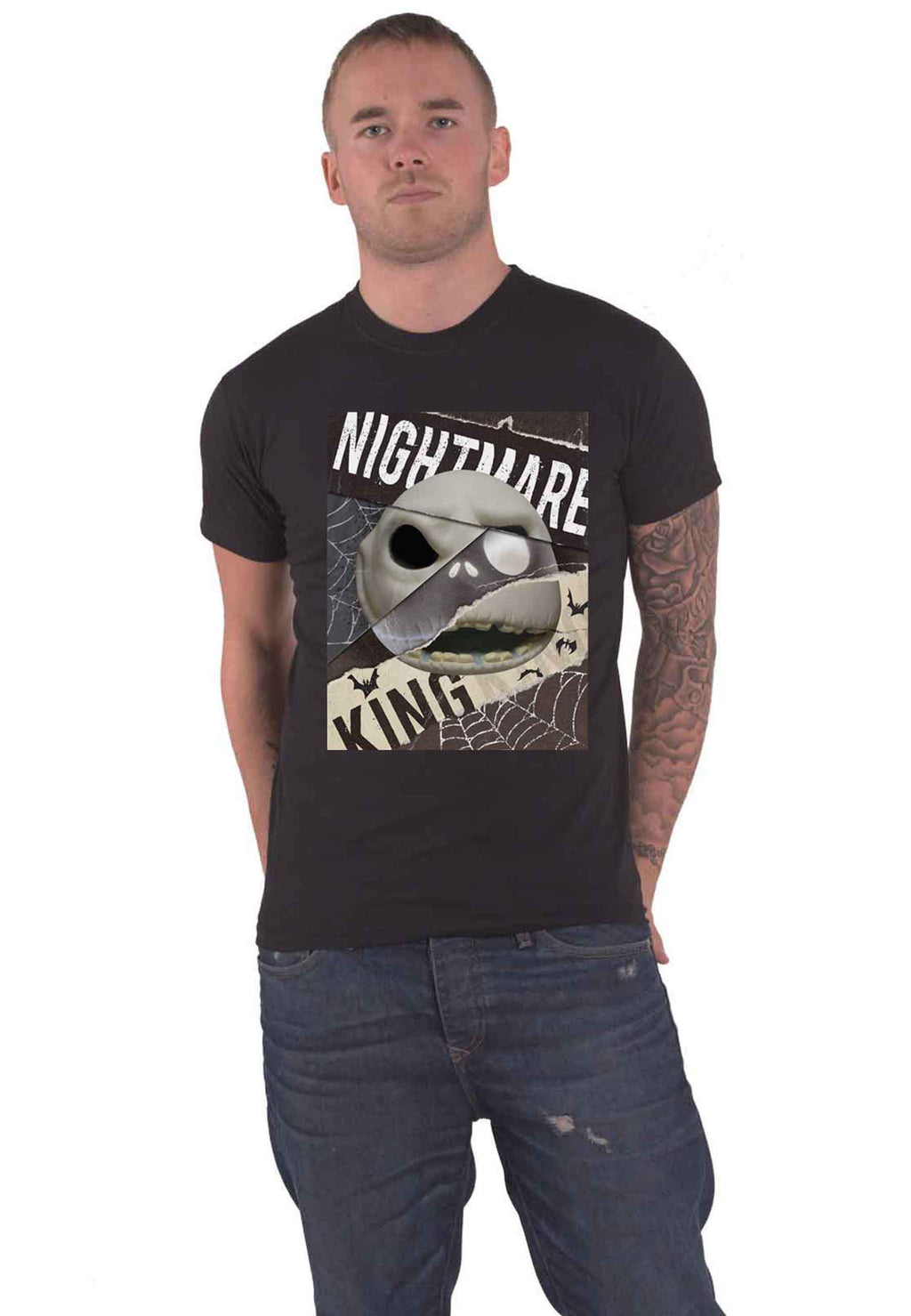 Nightmare Before Christmas T Shirt Skull Logo new Official product image 1