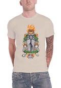 Nightmare Before Christmas T Shirt Orange Flames Pumpkin product image 1