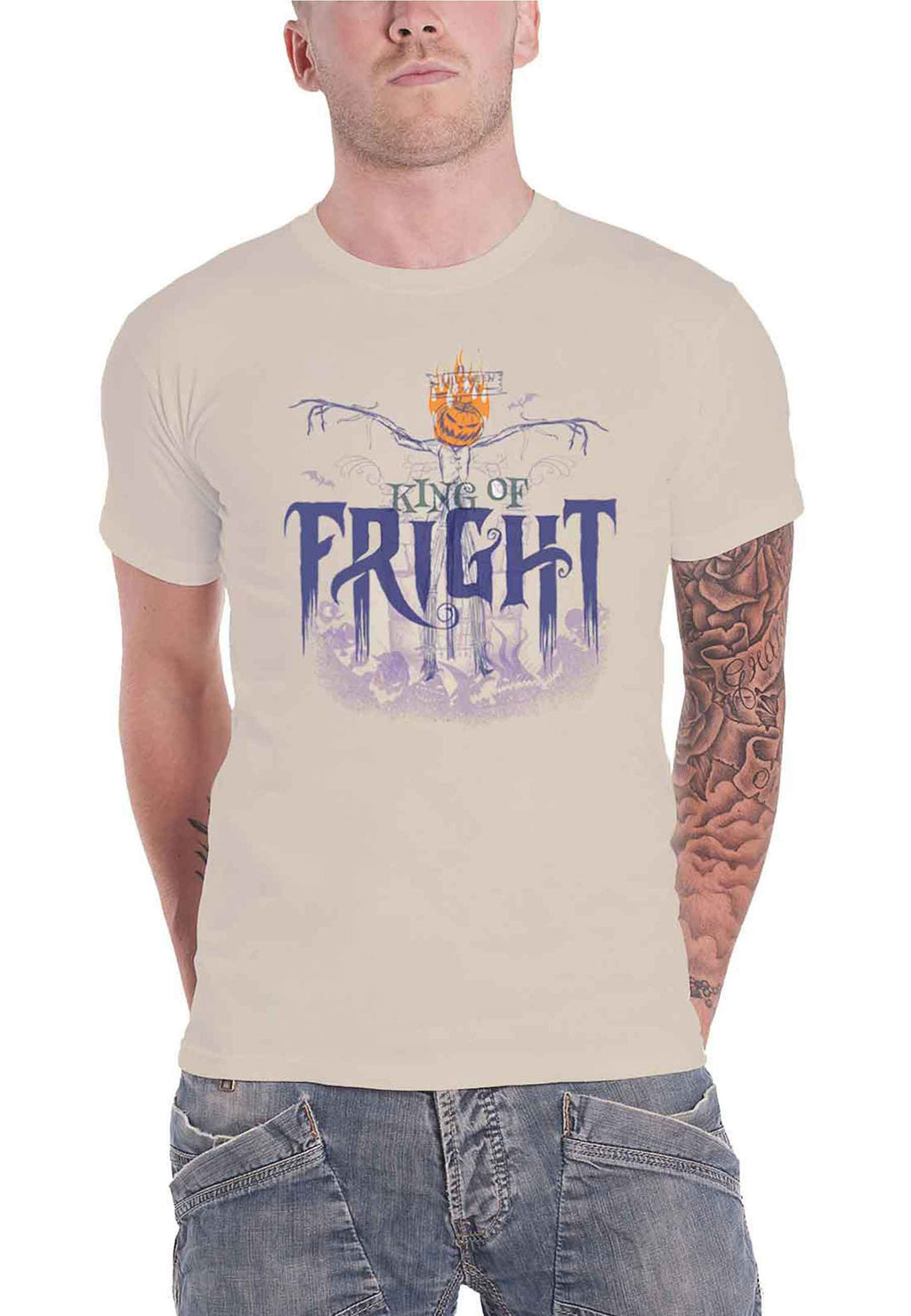 Nightmare Before Christmas T Shirt King of Fright new product image 1