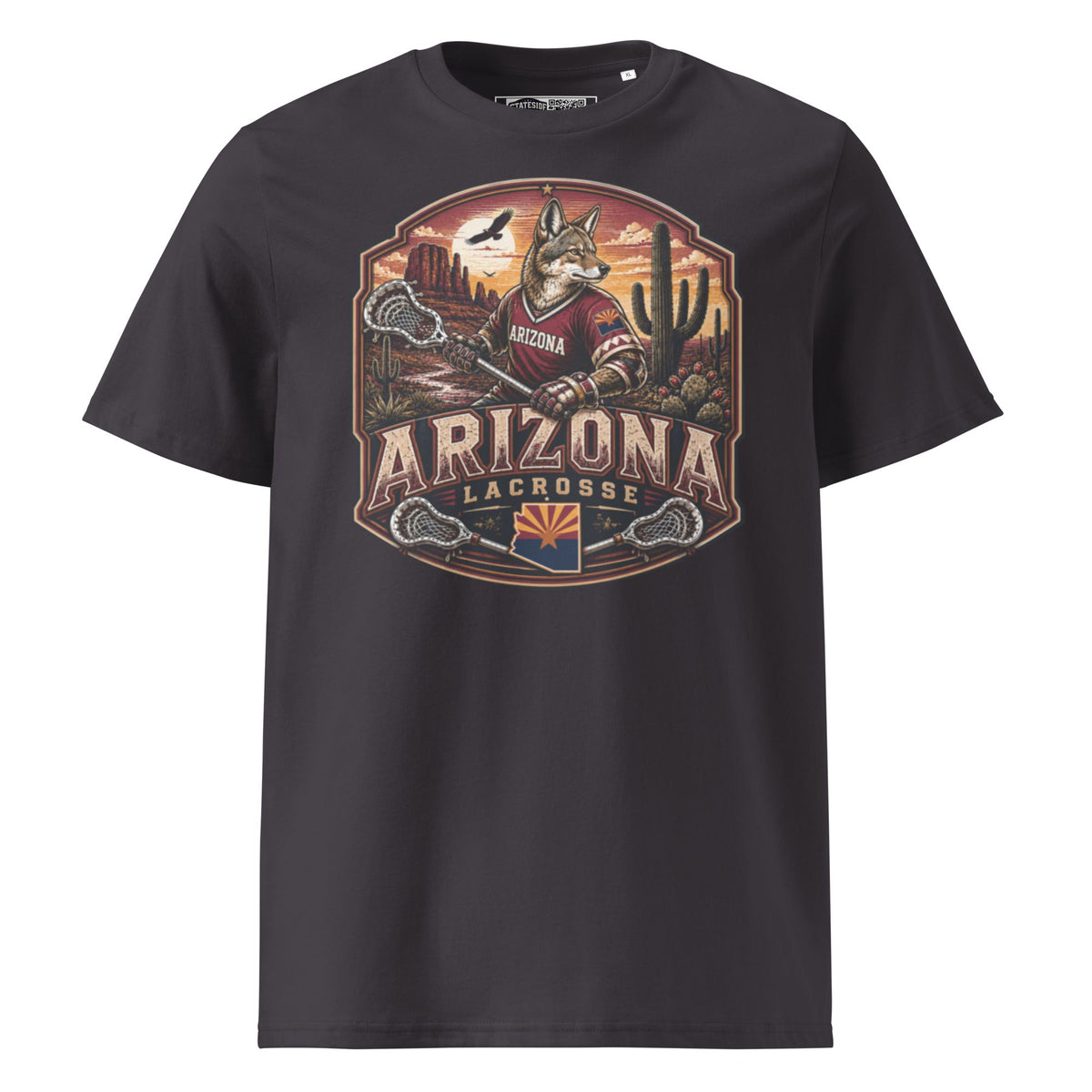 Arizona Lacrosse Unisex Organic Cotton T-Shirt product image 4