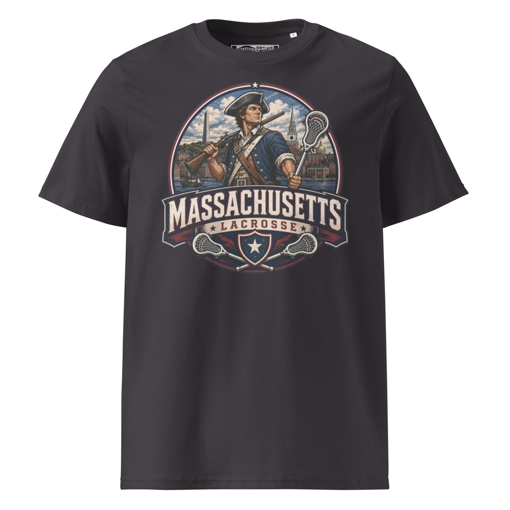 Massachusetts Lacrosse Unisex Organic Cotton T-Shirt product image 5