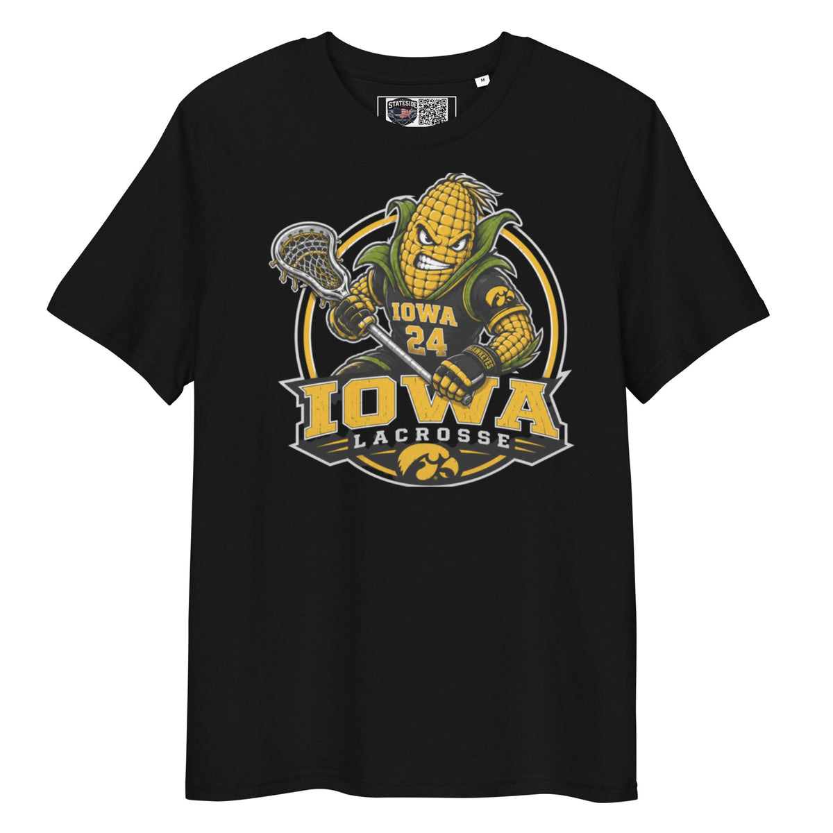 Iowa Lacrosse Unisex Organic Cotton T-Shirt product image 1
