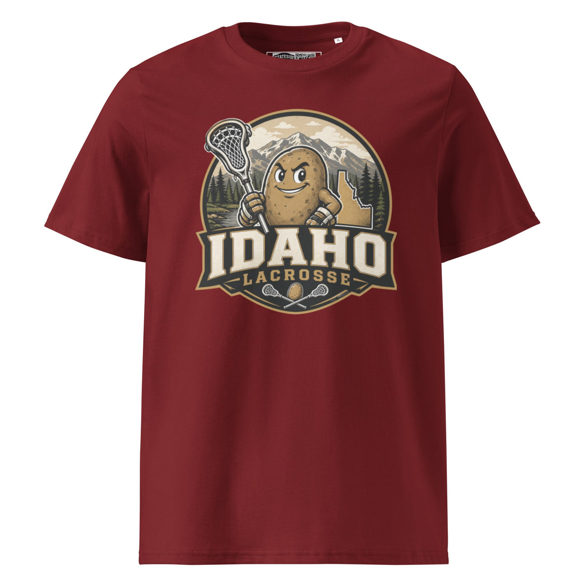 IOWA LACROSSE Unisex Organic Cotton Tee product image 3