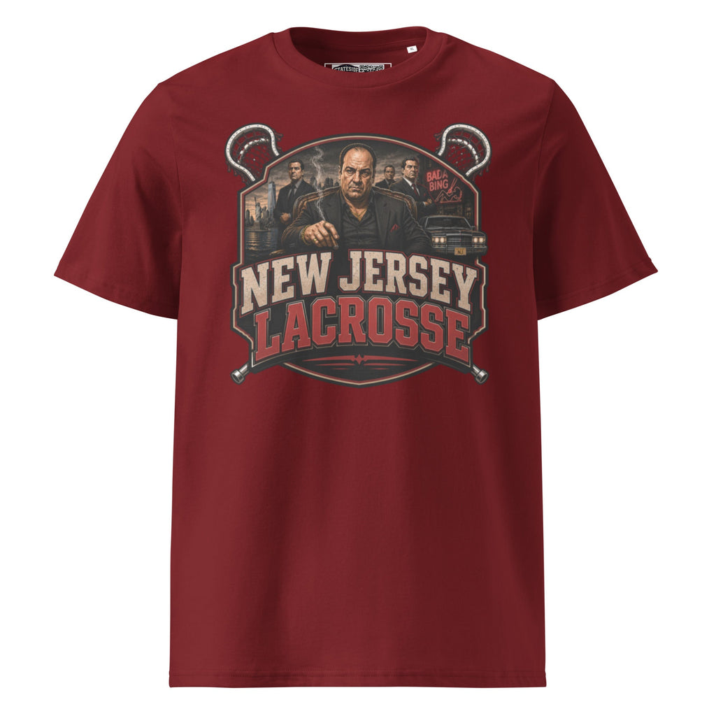 New Jersey Lacrosse Unisex Organic Cotton T-Shirt product image 3