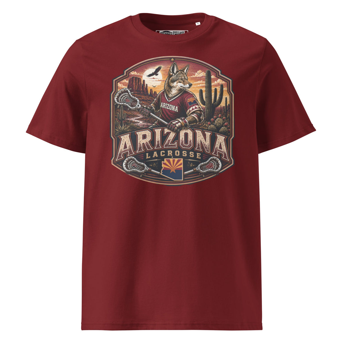 Arizona Lacrosse Unisex Organic Cotton T-Shirt product image 3