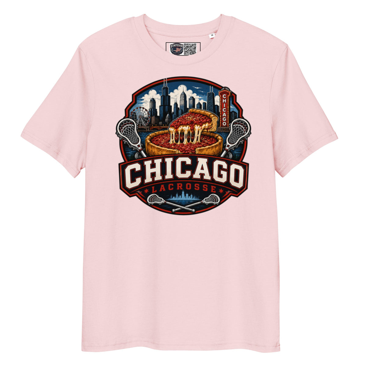 Chicago Lacrosse Organic Cotton T-Shirt product image 10