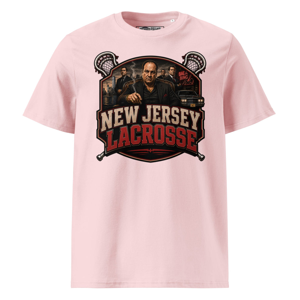 New Jersey Lacrosse Unisex Organic Cotton T-Shirt product image 10