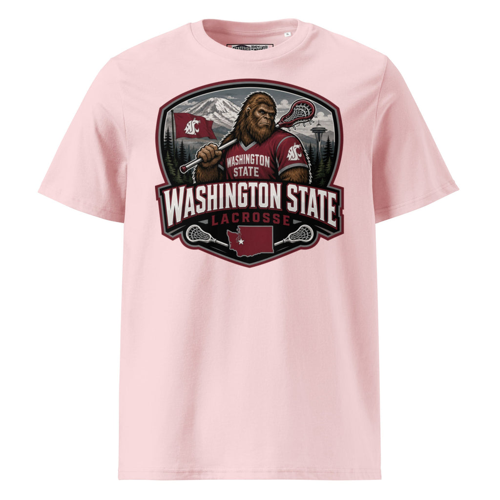 Washington State Lacrosse Unisex Organic Cotton T-Shirt product image 10