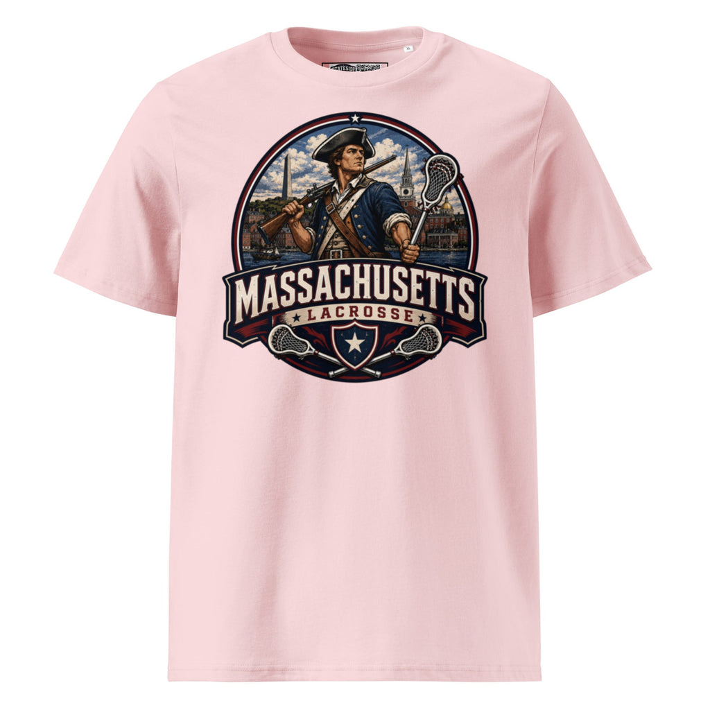 Massachusetts Lacrosse Unisex Organic Cotton T-Shirt product image 10