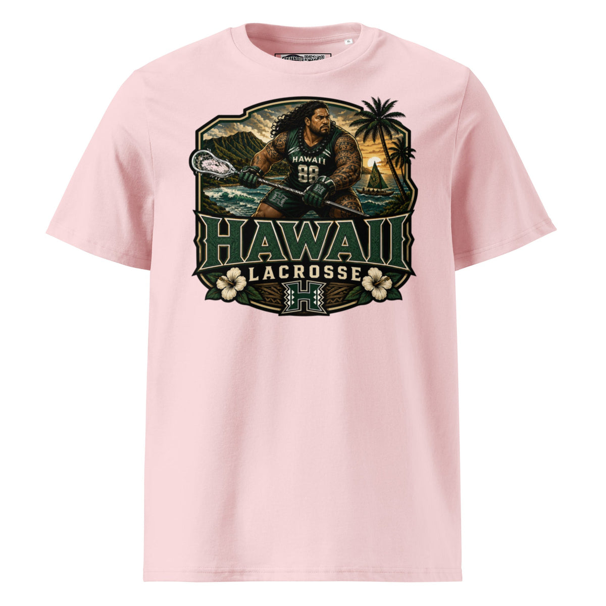 Hawaii Lacrosse Unisex Organic Cotton T-Shirt product image 10