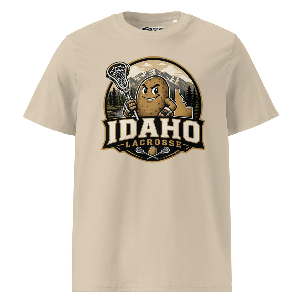 IOWA LACROSSE Unisex Organic Cotton Tee product image 6