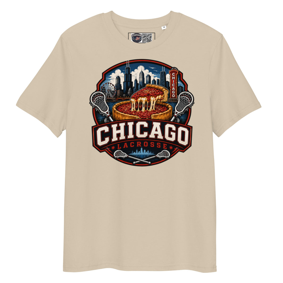 Chicago Lacrosse Organic Cotton T-Shirt product image 8