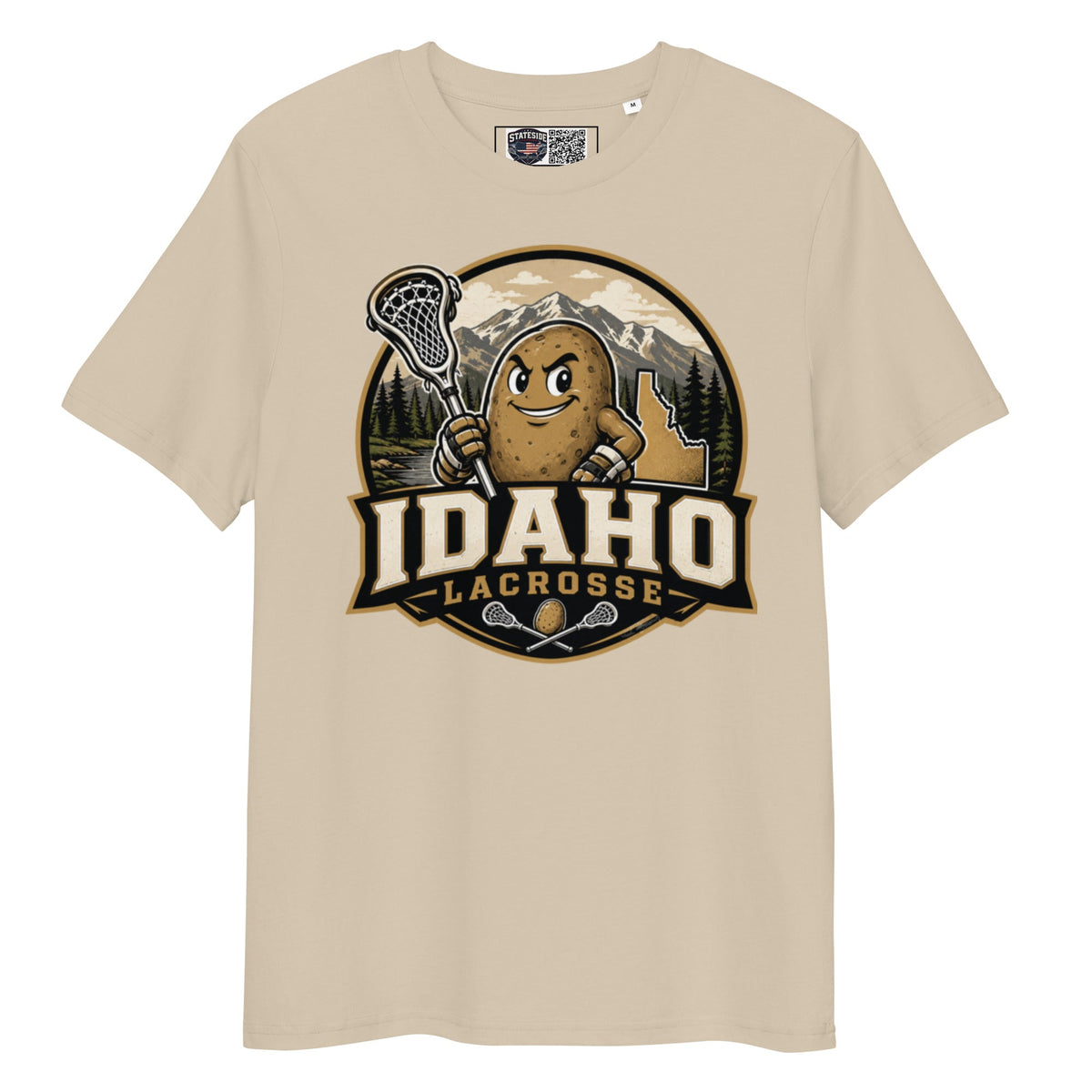 Idaho Lacrosse Unisex Organic Cotton T-Shirt product image 2