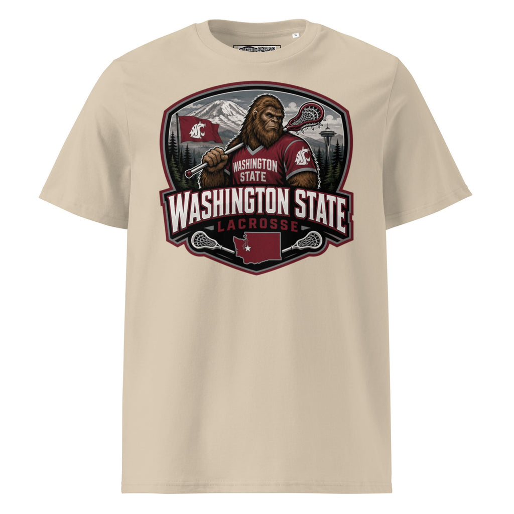Washington State Lacrosse Unisex Organic Cotton T-Shirt product image 8