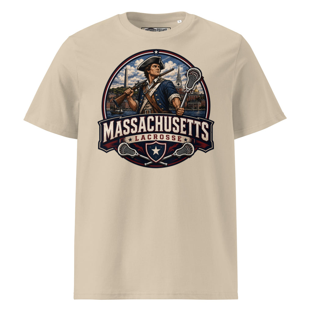 Massachusetts Lacrosse Unisex Organic Cotton T-Shirt product image 8