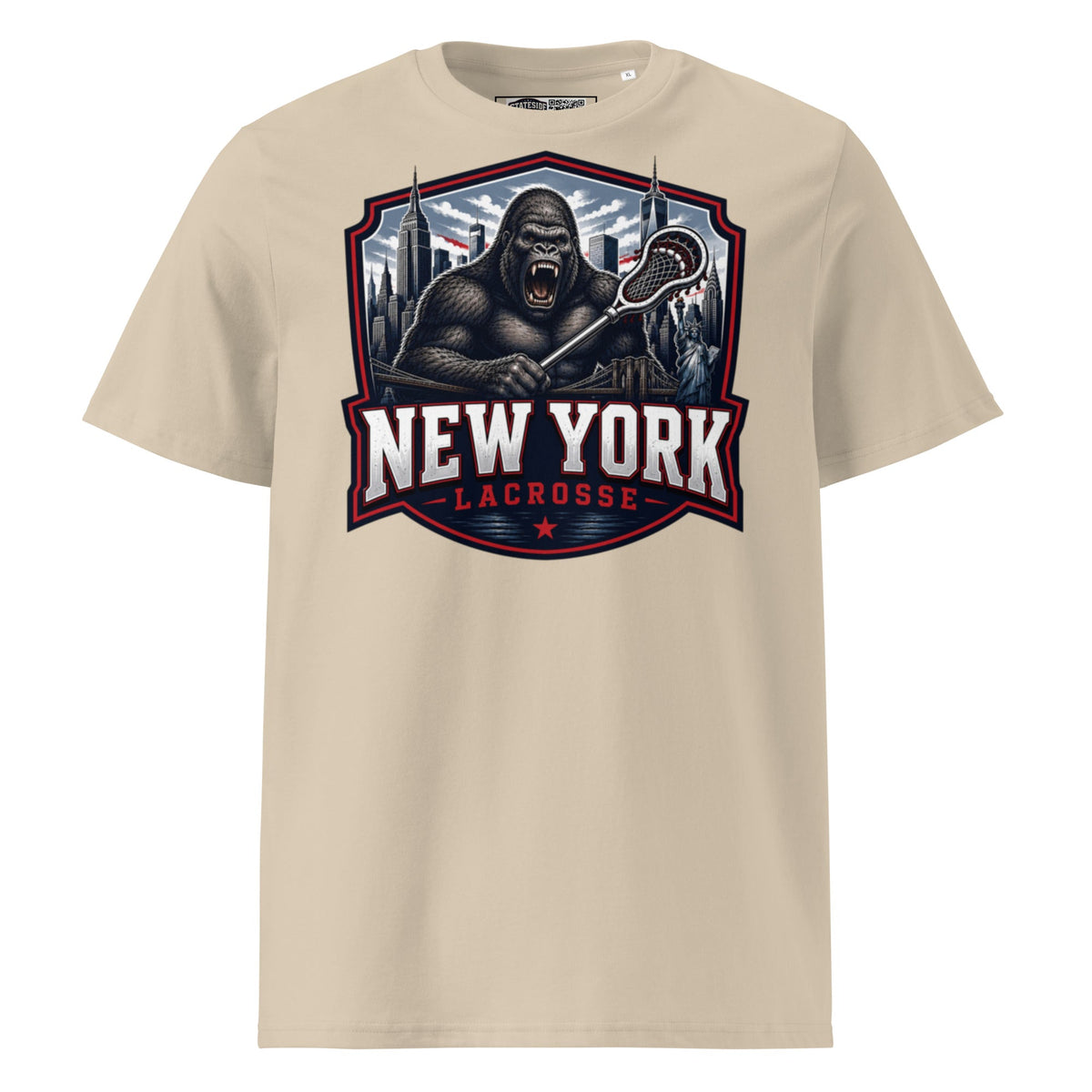 New York Lacrosse Unisex Organic Cotton T-Shirt product image 8