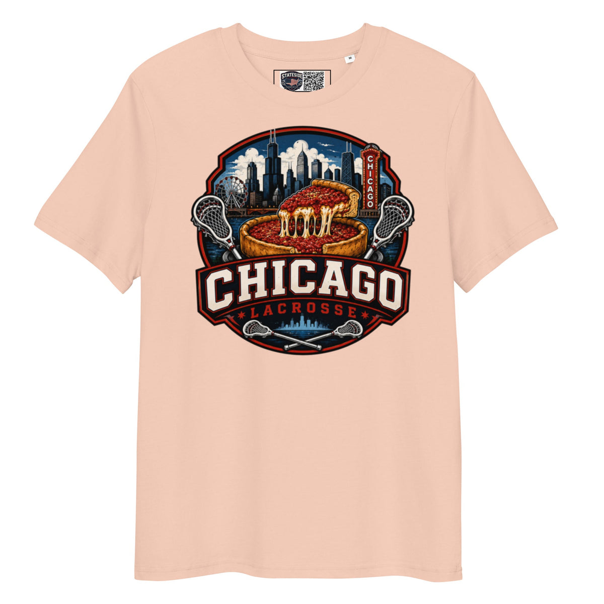 Chicago Lacrosse Organic Cotton T-Shirt product image 9