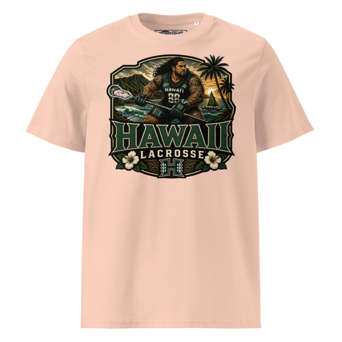 Hawaii Lacrosse Unisex Organic Cotton T-Shirt product image 9