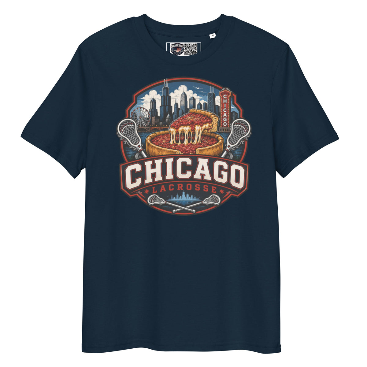 Chicago Lacrosse Organic Cotton T-Shirt product image 3