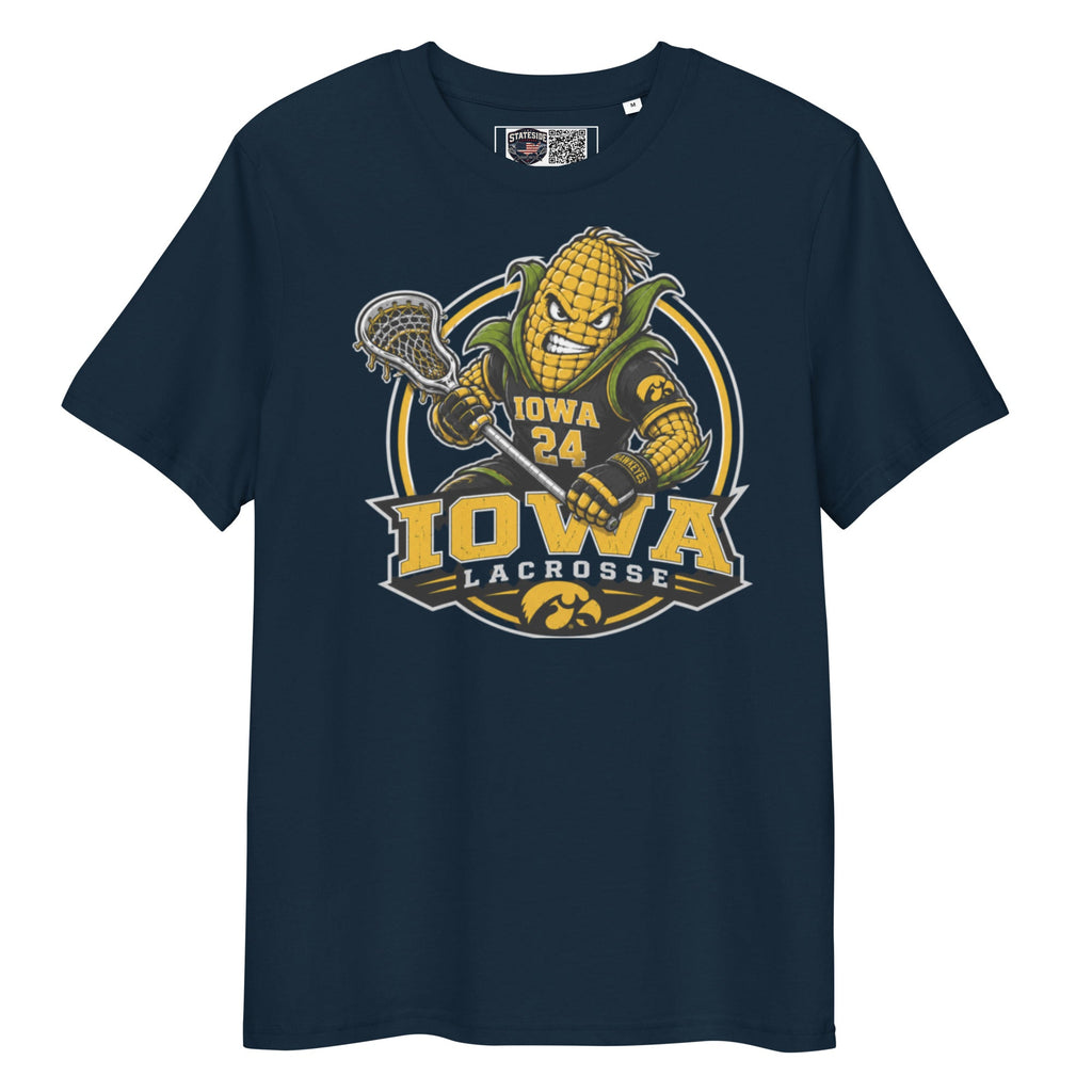 Iowa Lacrosse Unisex Organic Cotton T-Shirt product image 2