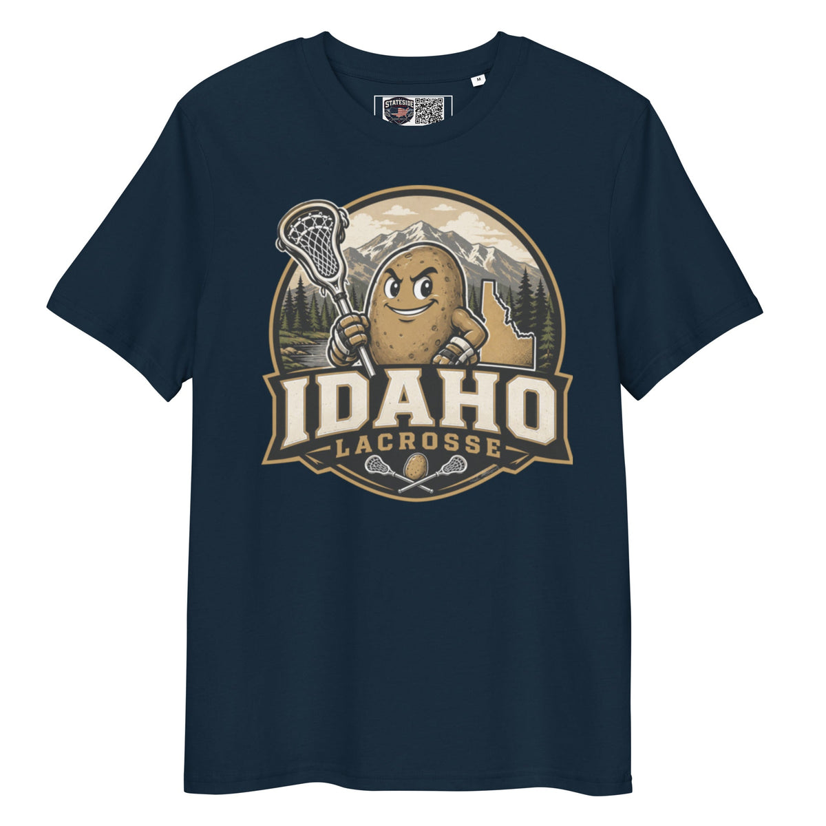 Idaho Lacrosse Unisex Organic Cotton T-Shirt product image 4