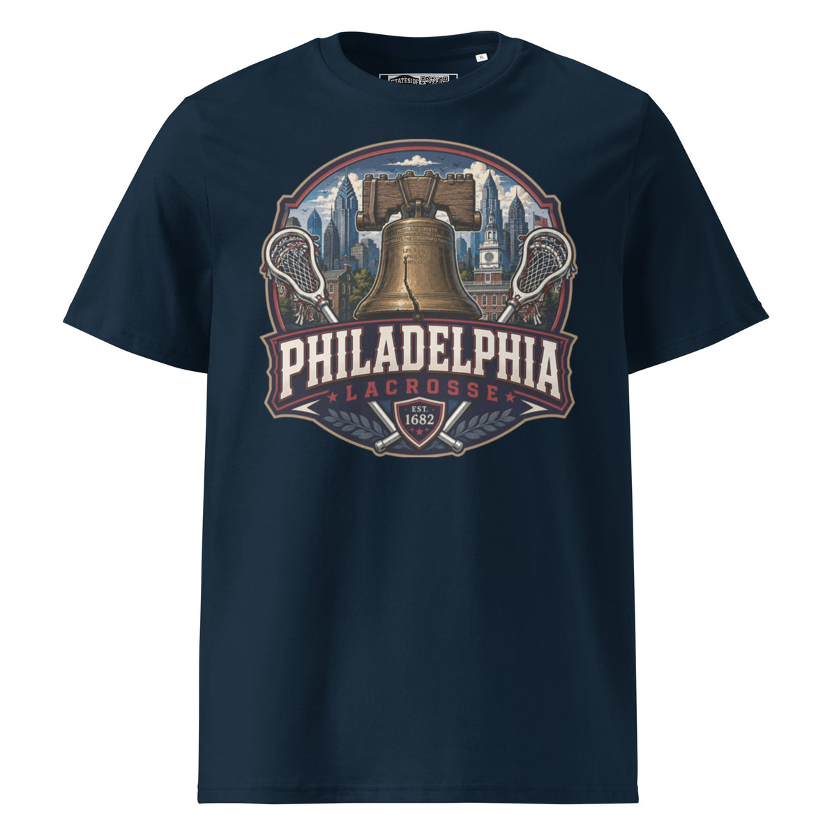 Philadelphia Lacrosse Unisex Organic Cotton T-Shirt product image 4