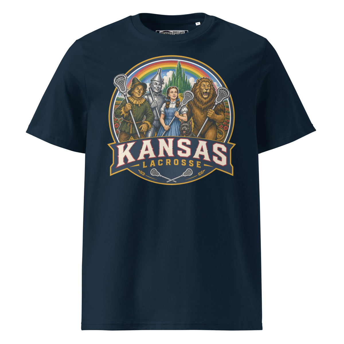 Kansas Lacrosse Unisex Organic Cotton T-Shirt product image 4