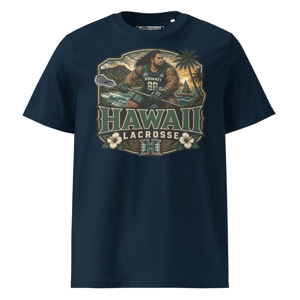 Hawaii Lacrosse Unisex Organic Cotton T-Shirt product image 3