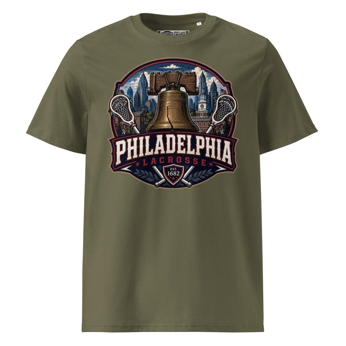 Philadelphia Lacrosse Unisex Organic Cotton T-Shirt product image 8