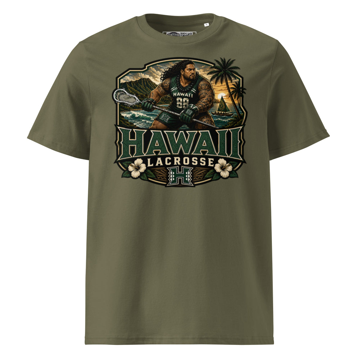 Hawaii Lacrosse Unisex Organic Cotton T-Shirt product image 1