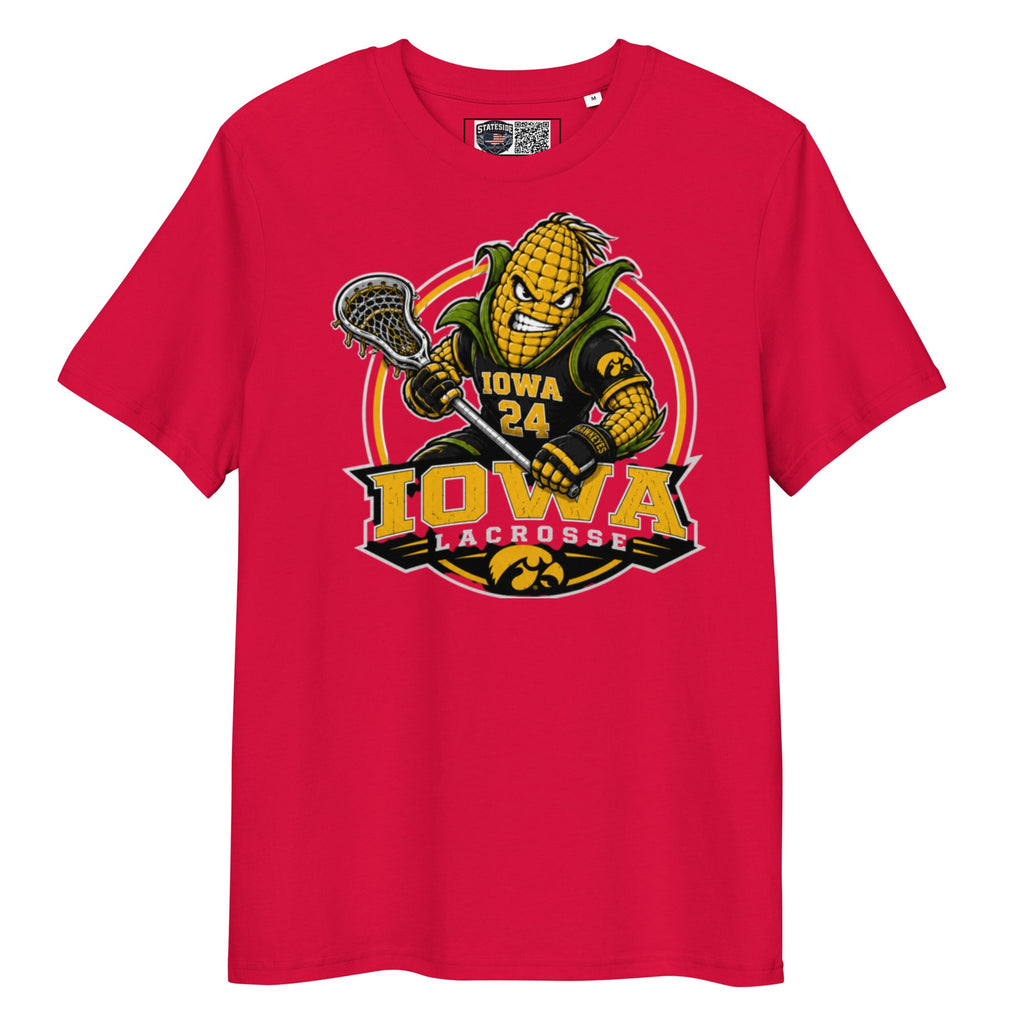 Iowa Lacrosse Unisex Organic Cotton T-Shirt product image 5