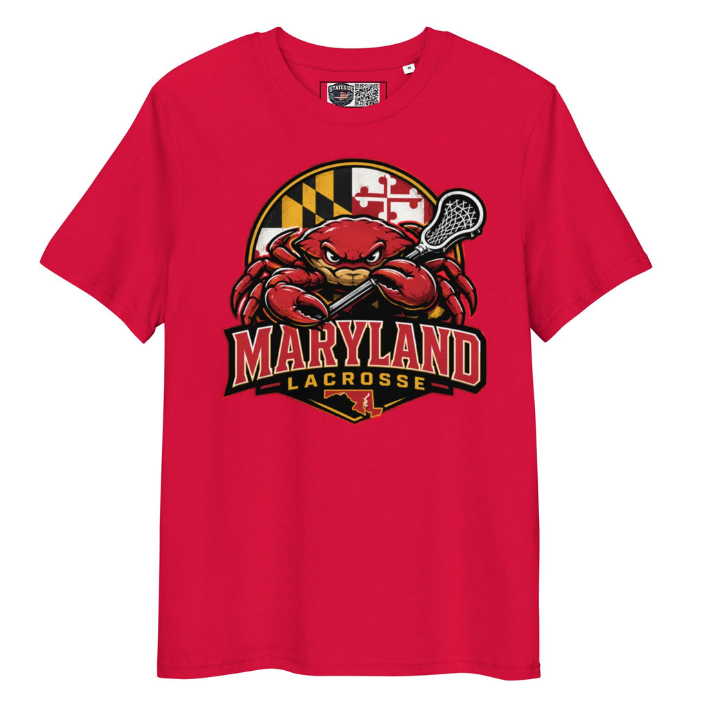 Maryland Lacrosse Unisex Organic Cotton T-Shirt product image 4