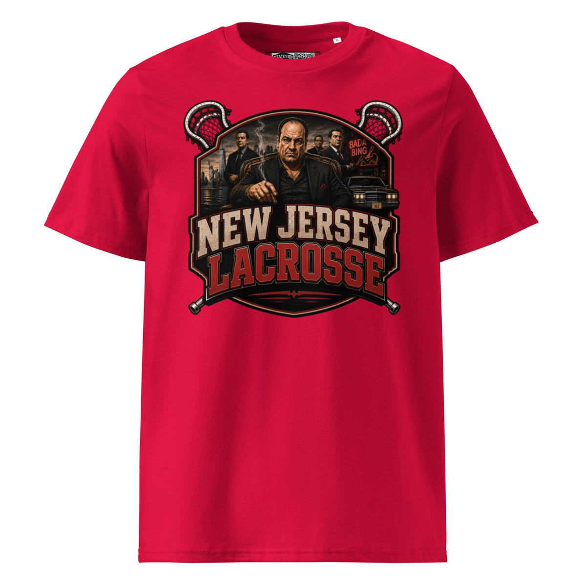 New Jersey Lacrosse Unisex Organic Cotton T-Shirt product image 5