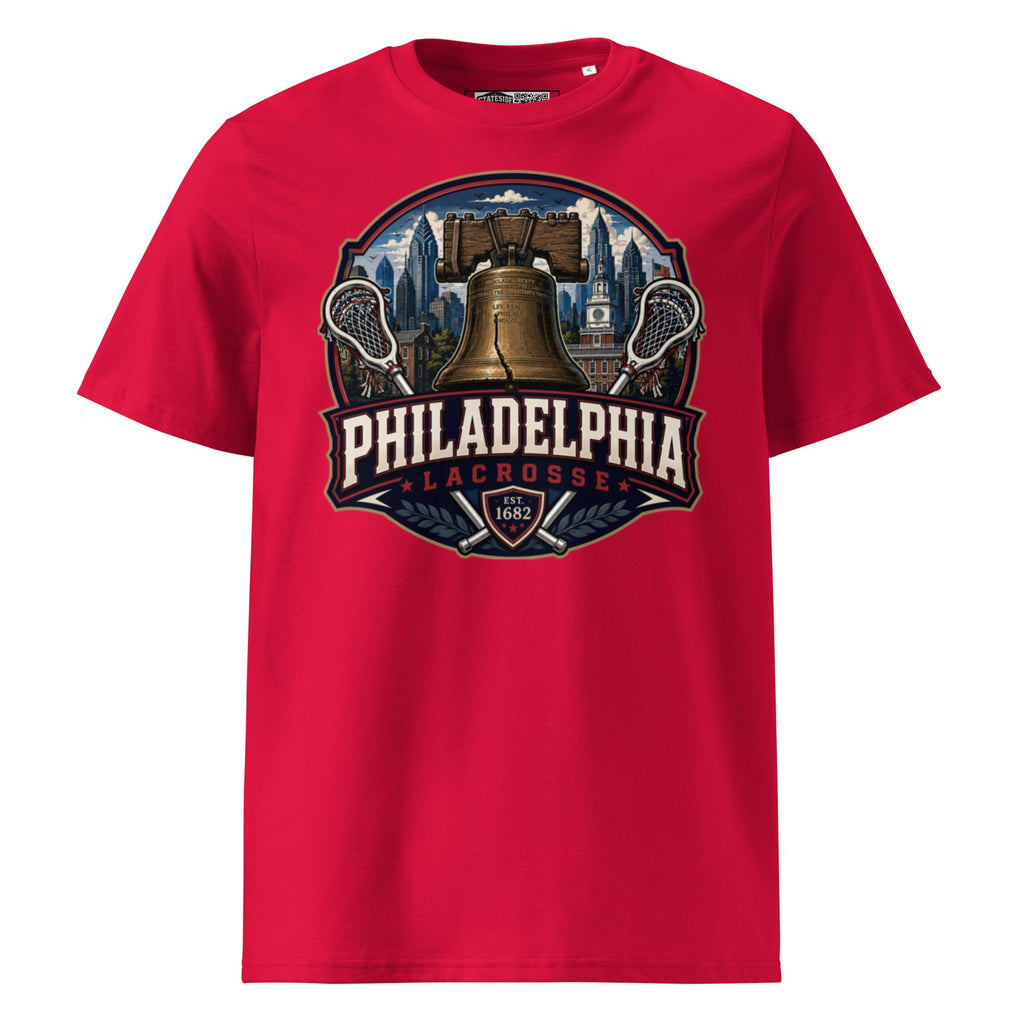 Philadelphia Lacrosse Unisex Organic Cotton T-Shirt product image 6