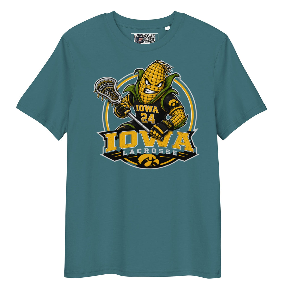 Iowa Lacrosse Unisex Organic Cotton T-Shirt product image 6