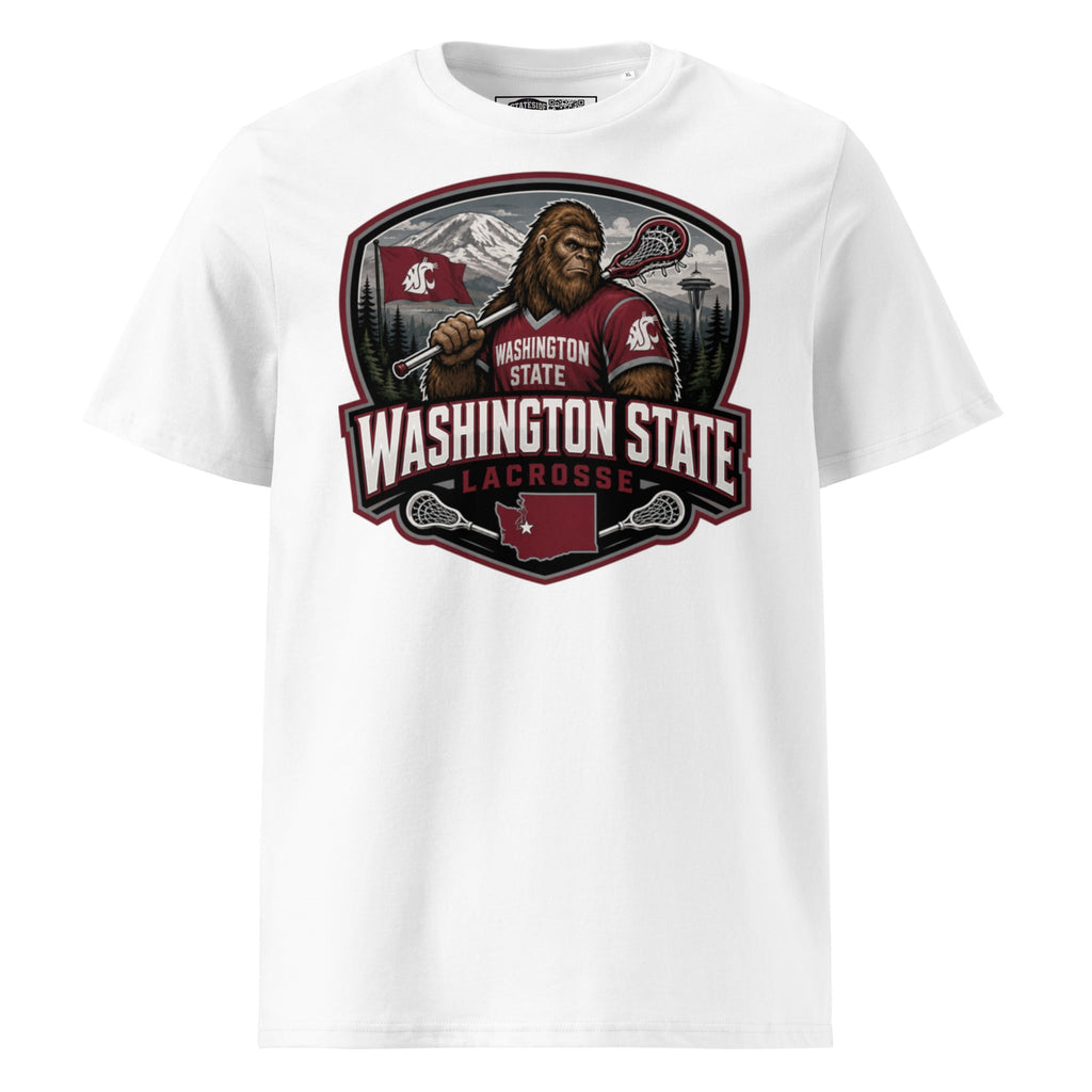 Washington State Lacrosse Unisex Organic Cotton T-Shirt product image 11