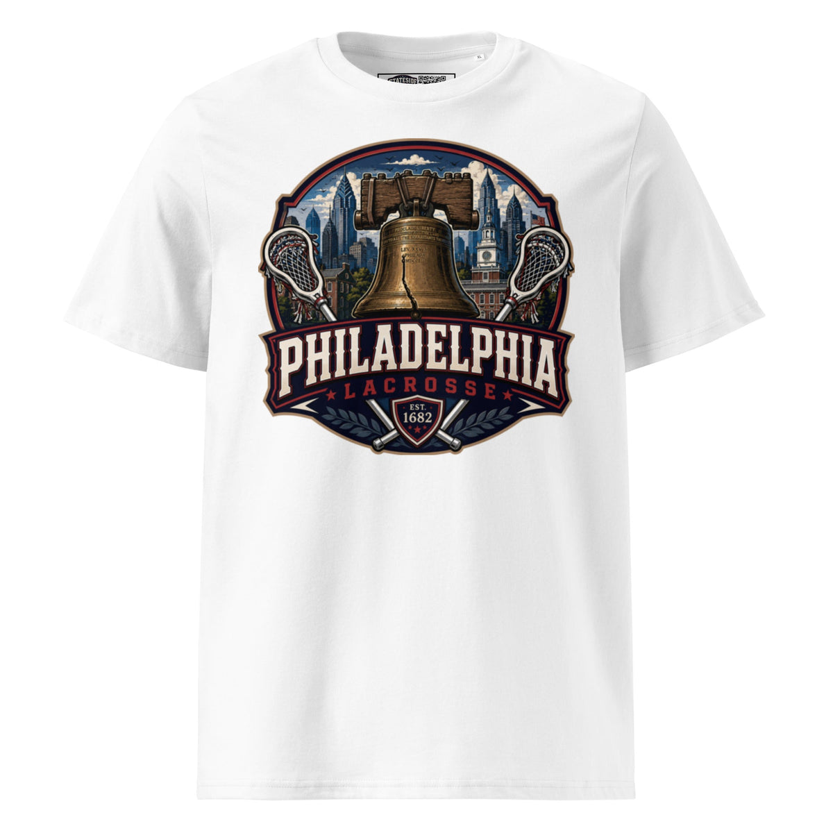 Philadelphia Lacrosse Unisex Organic Cotton T-Shirt product image 11