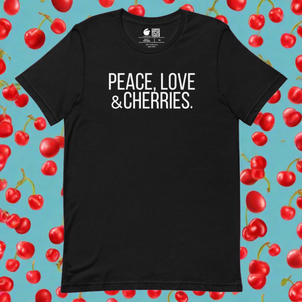 CHERRIES Short-Sleeve Unisex t-shirt product image 1