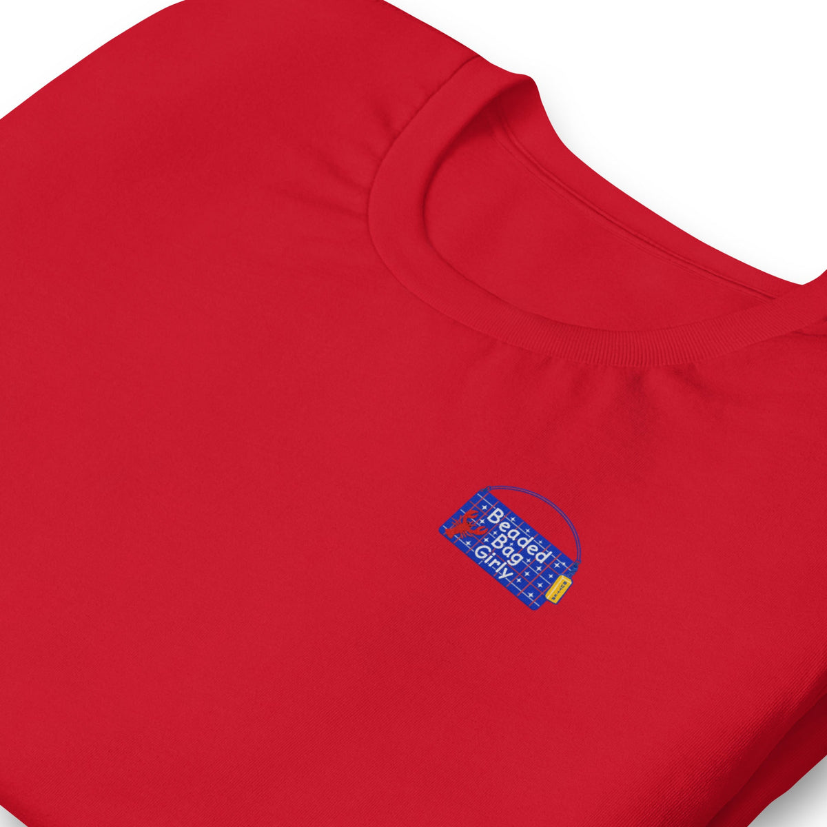 Beaded Bag Lobster Tee