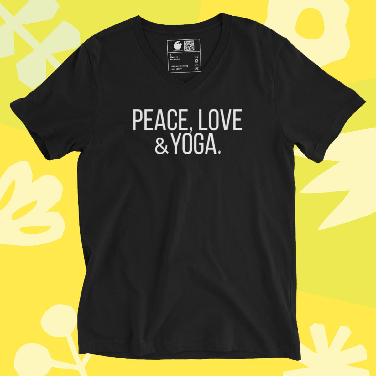 YOGA V-Neck Unisex Short Sleeve T-Shirt product image 1