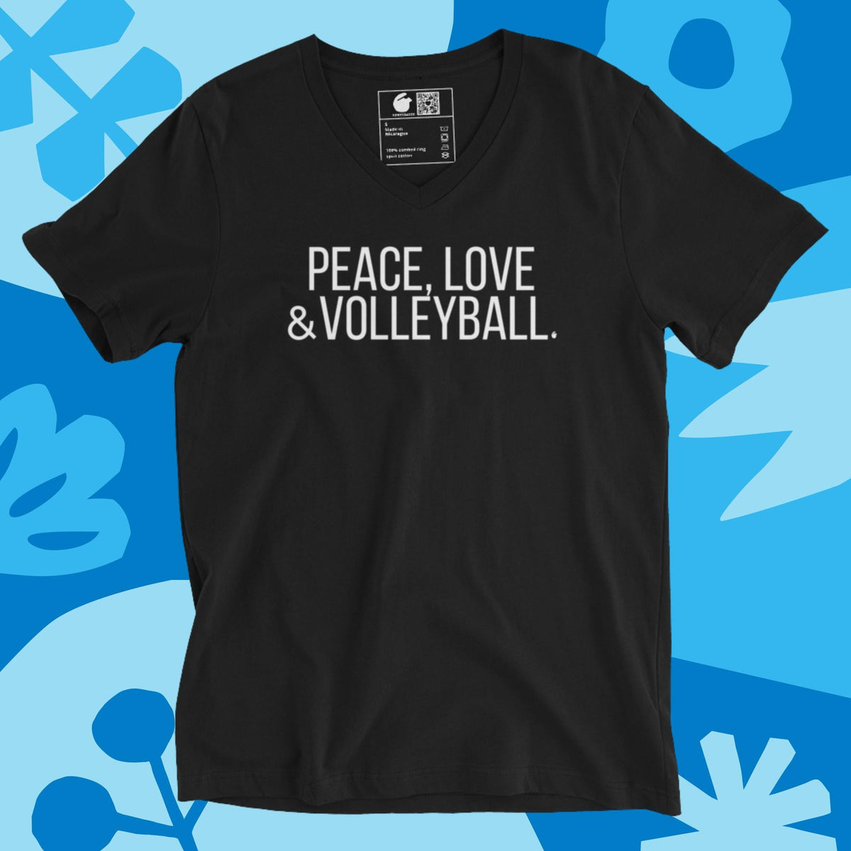 VOLLEYBALL Unisex Short Sleeve V-Neck T-Shirt product image 1